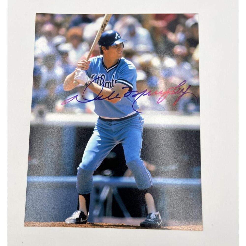 Dale Murphy Signed Photo 11X14 Atlanta Braves